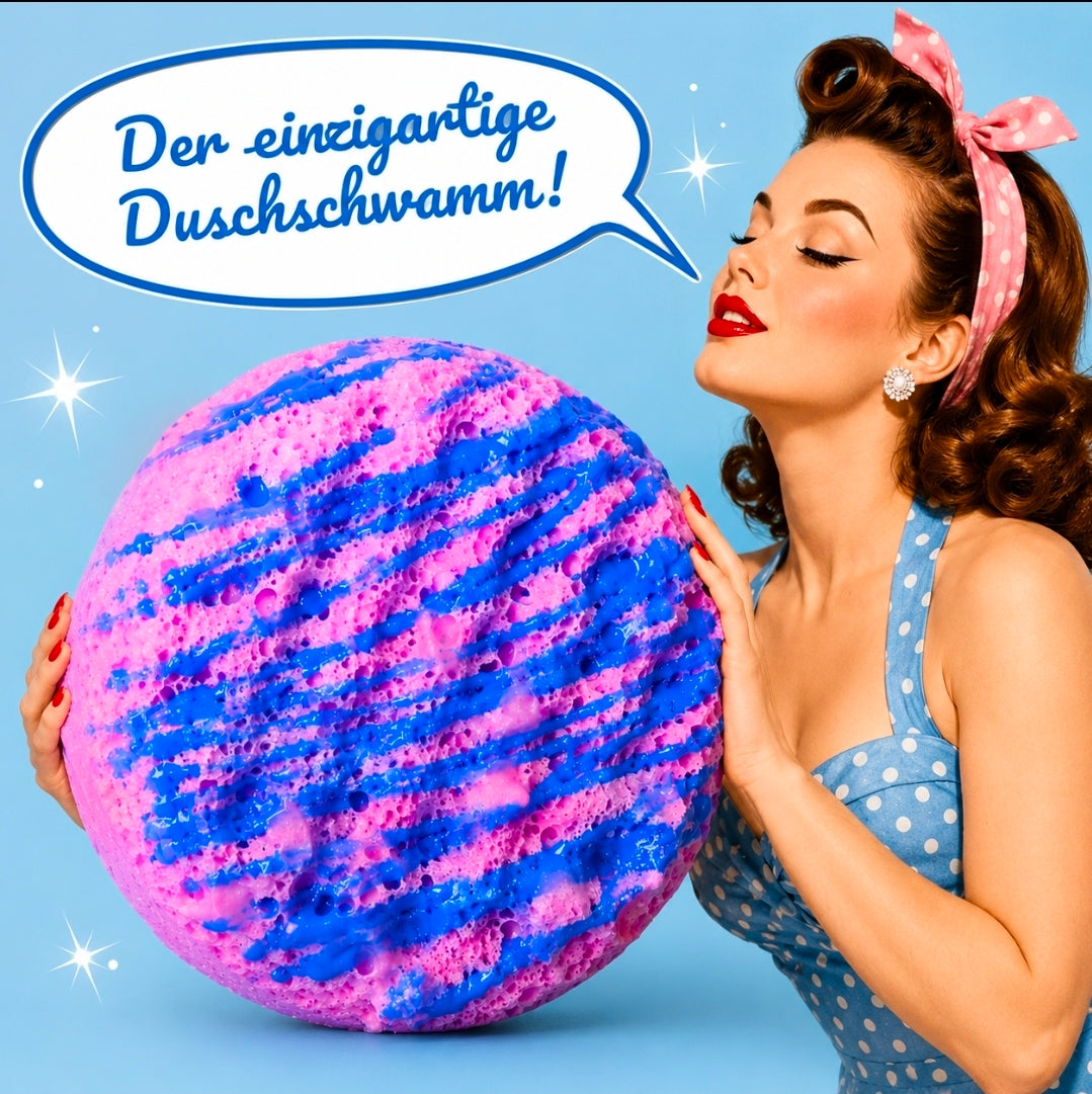 Bubble Gum Duschschwamm