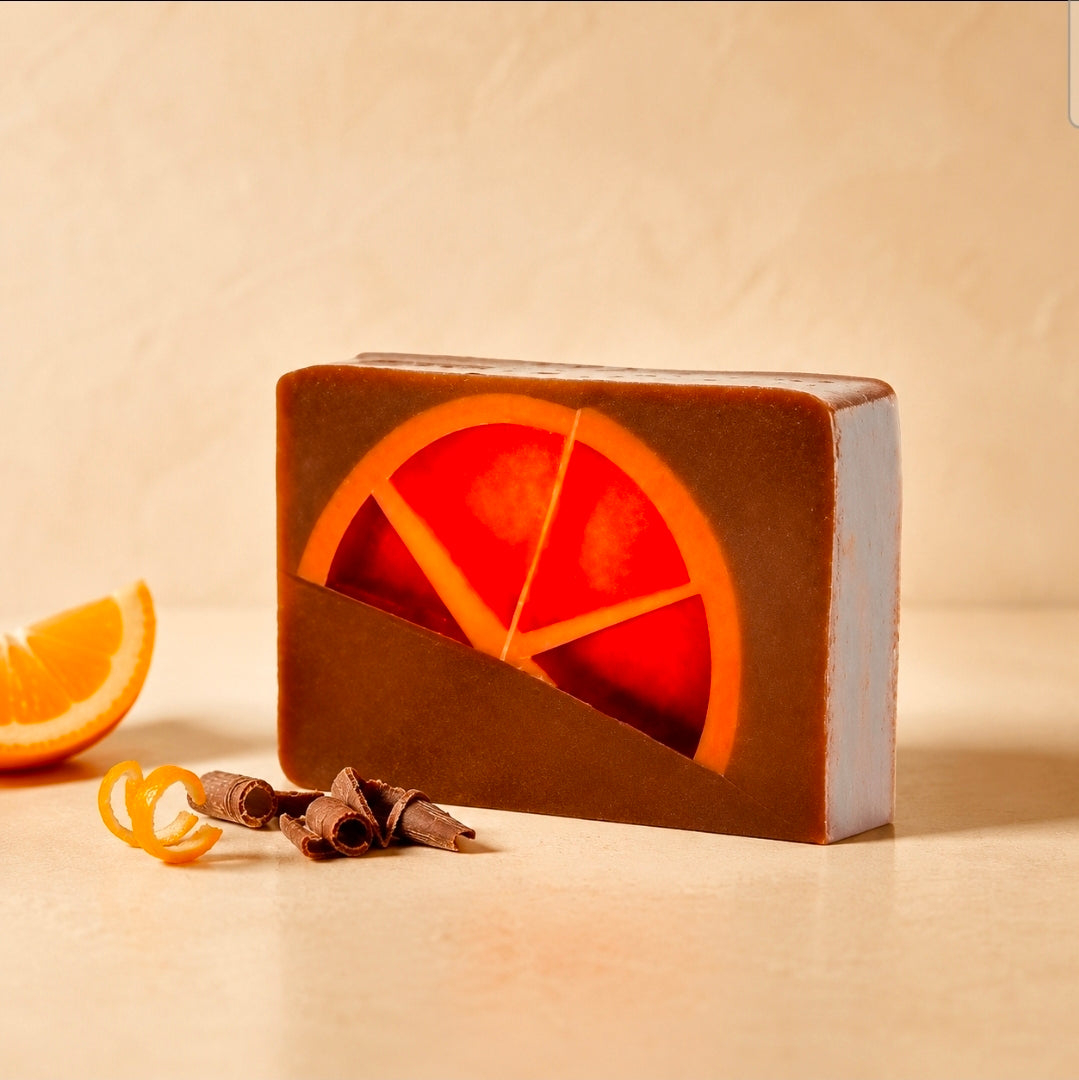 Choco Orange Kiss Pflanzliche Seife 100g